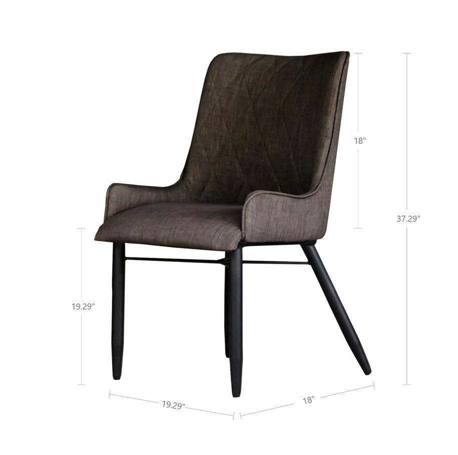 Dex Dining Chair: Product Measurement View