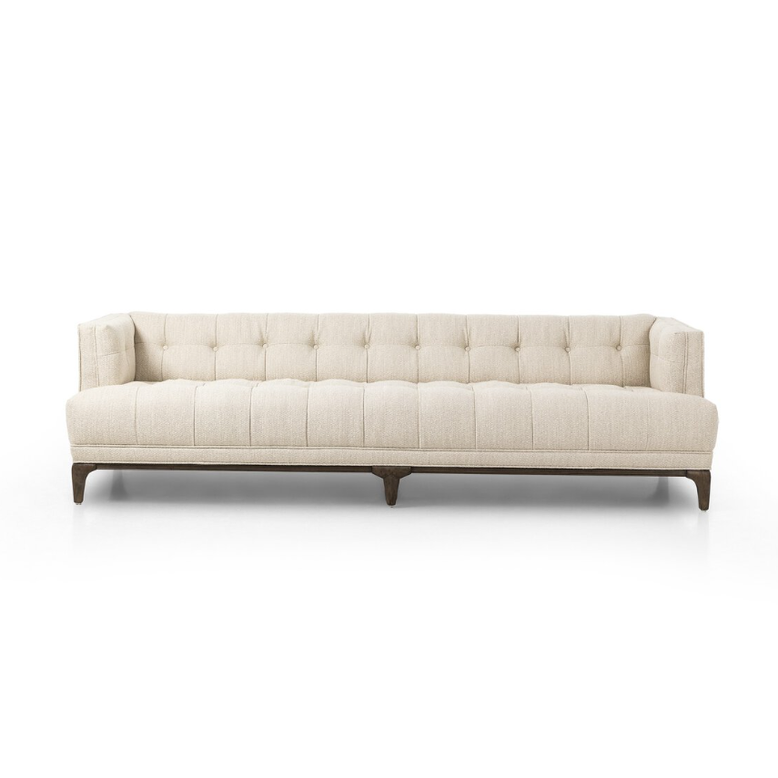 Dylan Sofa-Kerbey Taupe: Front Product View