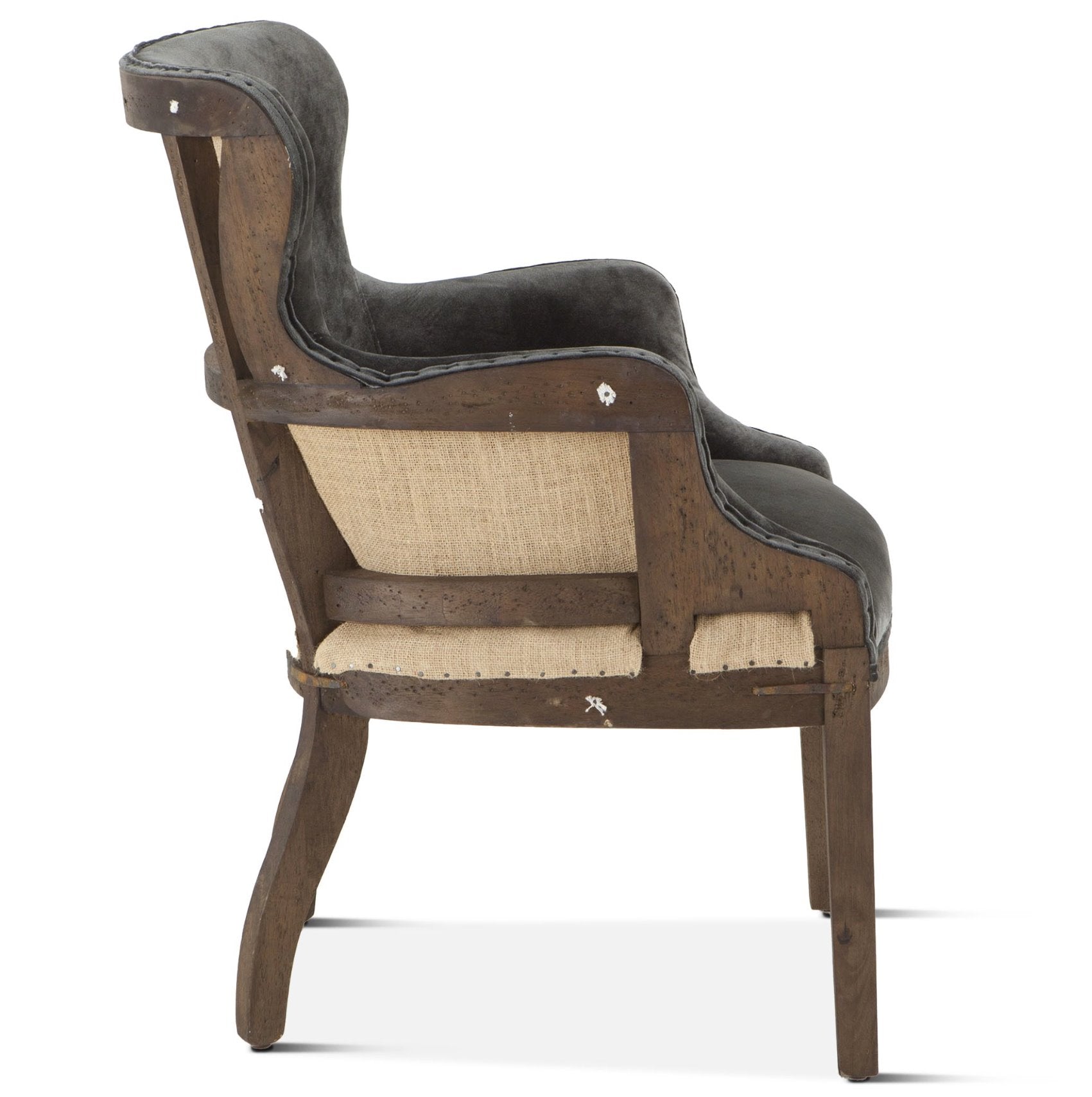 Elizabeth 25" Accent Armchair: Product Side View