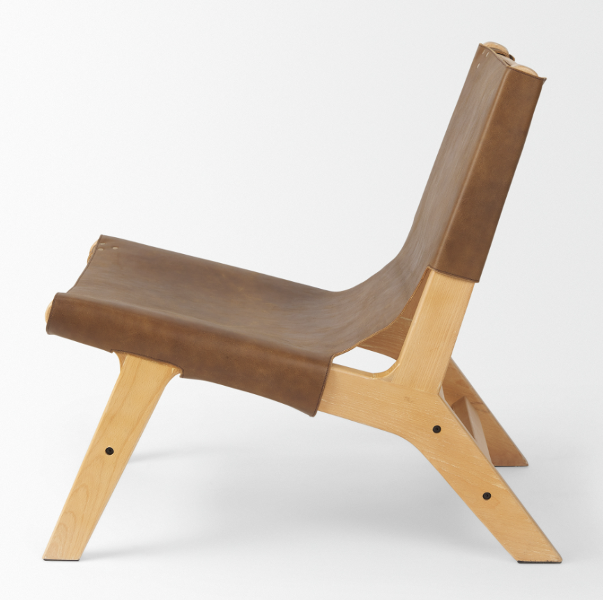 Elodie Accent Chair: Product Side View