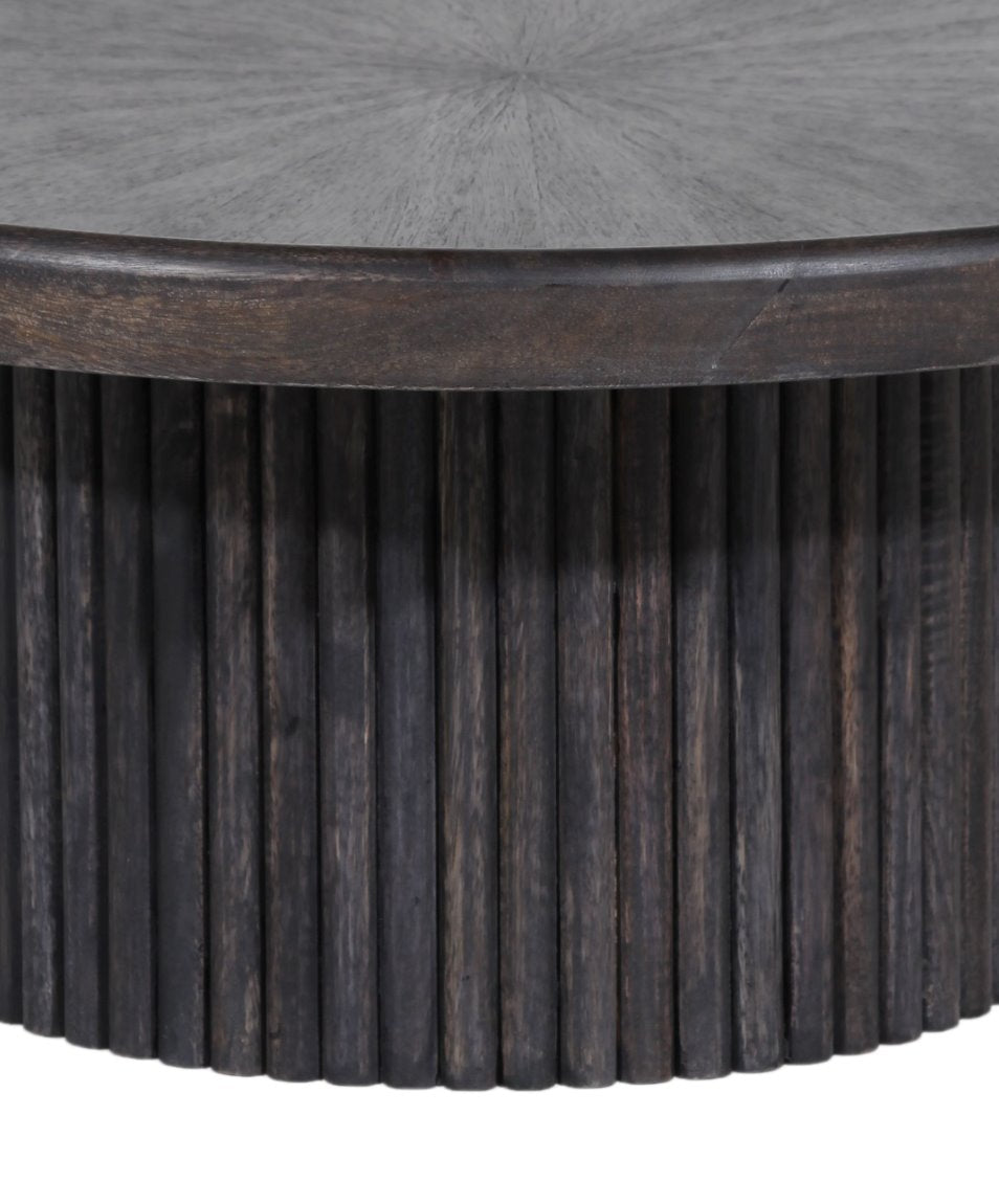 Essen Coffee Table: Fluted Base View