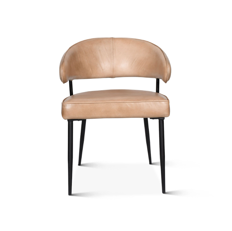 Essex 23" Dover Leather Armchair-Antique Ivory: Available at City Home PDX