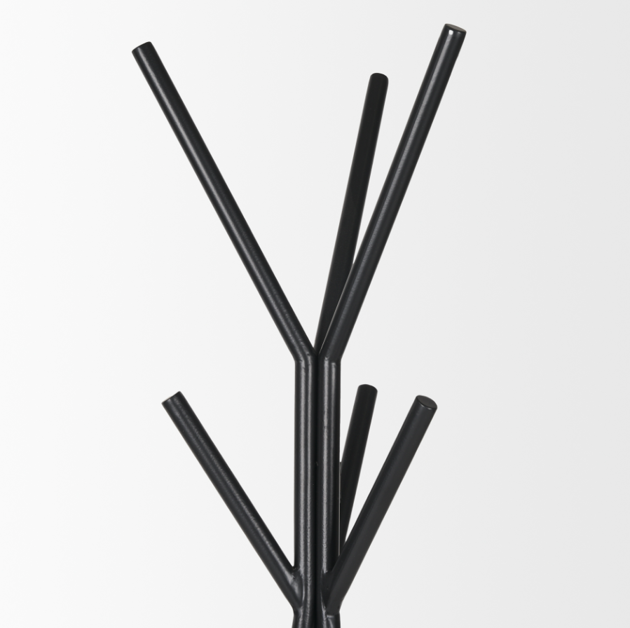 Everett Metal Coat Rack: Up-Close Product View