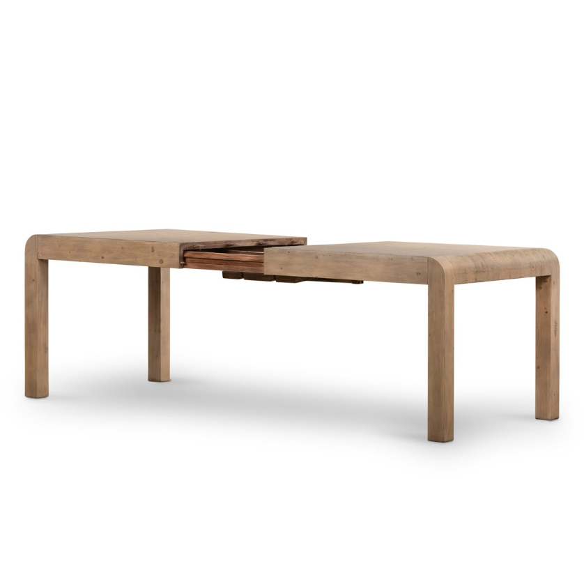 Everson 71" Extension Dining Table: Product Butterfly Leaf View