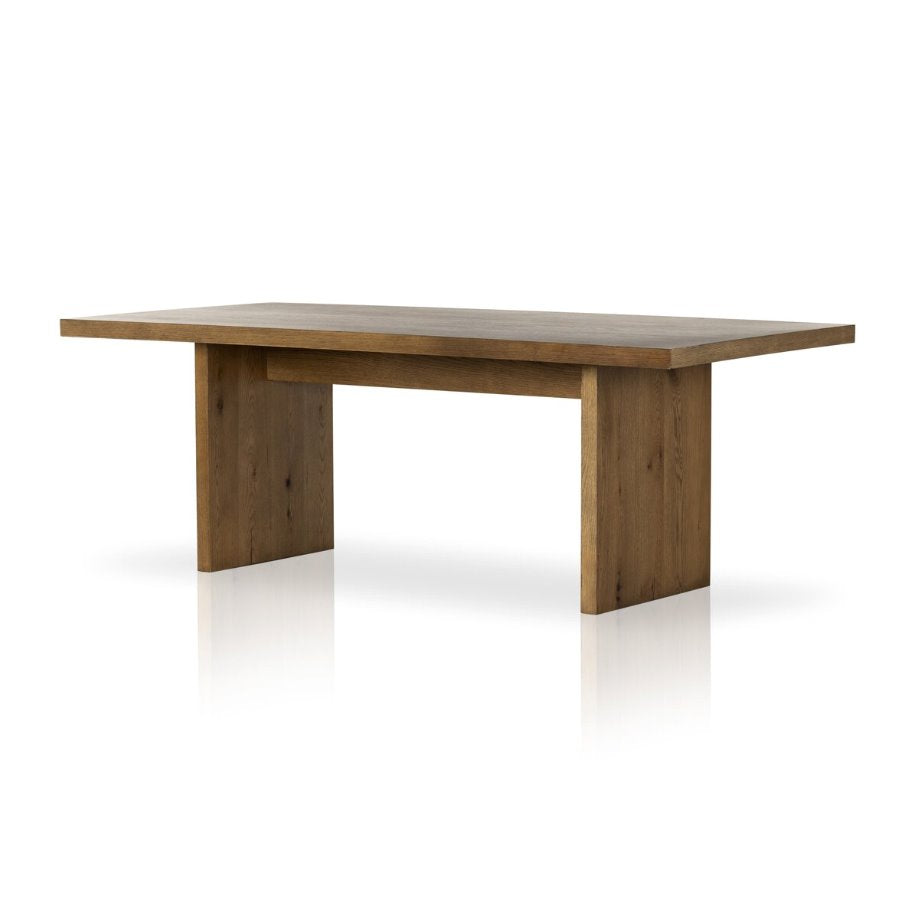 Eaton Amber Oak Dining Table: Product View