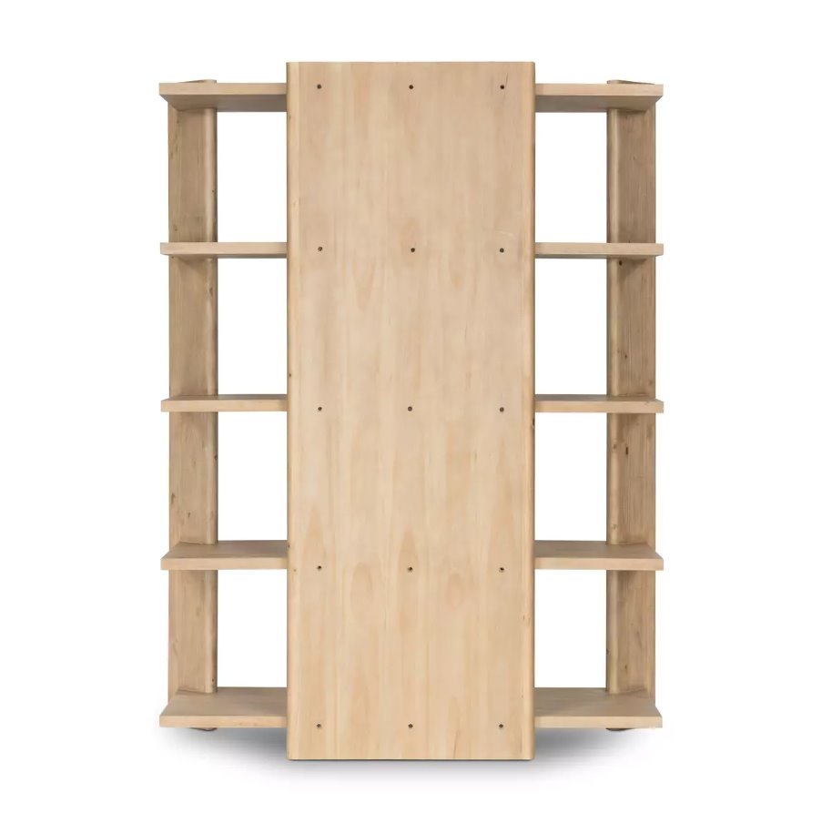 Edmund Bookcase: Product Back View