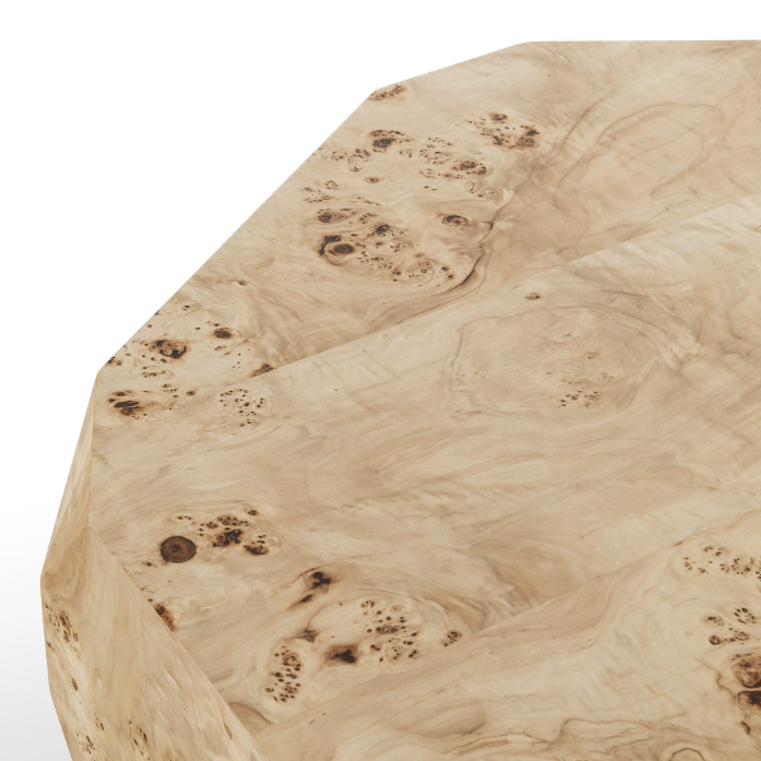 Elena Coffee Table: Up-Close Product Corner View