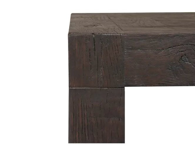 Evander Side Table: Up-Close View of Reclaimed Wood