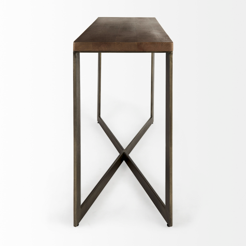 Faye Console Table: Product Side View