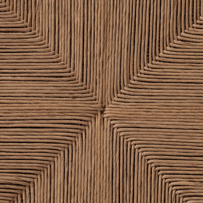 Fayth Bar Stool: Paper Cord Finish View