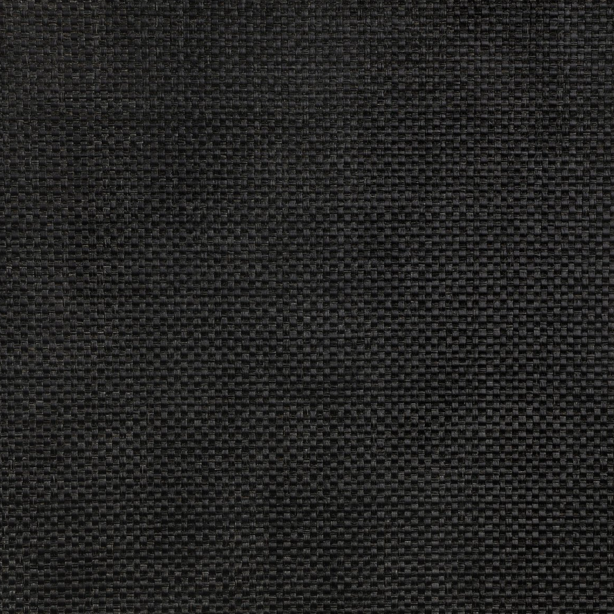 Fiona Media Console: Black Raffia Finish View