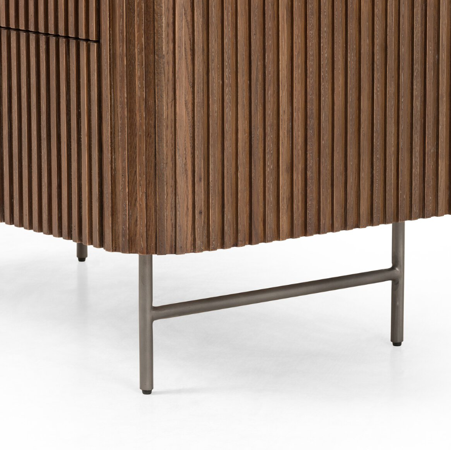 Fletcher Large Nightstand: Product Legs View