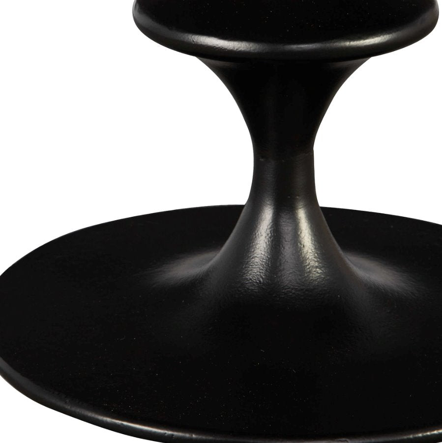Flight Accent Table: Up-Close View of Curved Forms