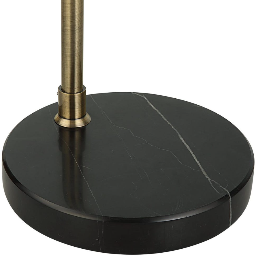 Antique Brass Floor Lamp: Product Base View