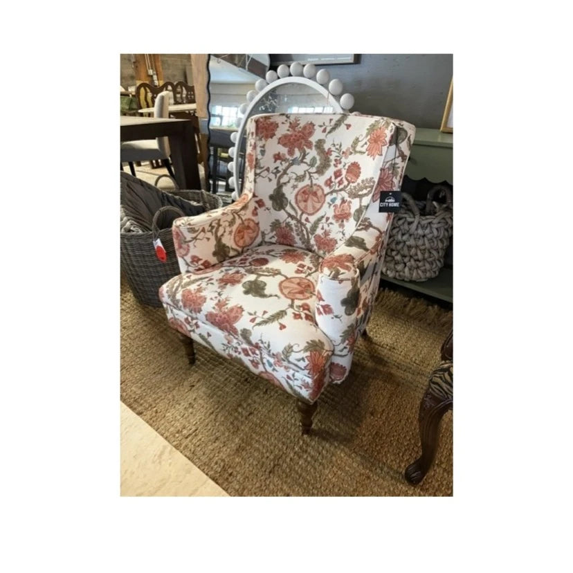 Floral Accent Chair: Available at City Home PDX Outlet