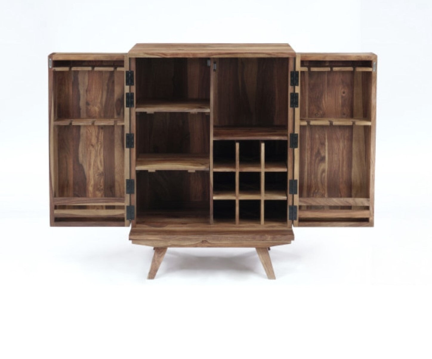Fusion Bar Cabinet: Open Cabinet View