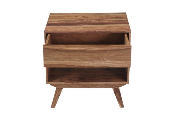 Fusion Nightstand: Front Open Drawer View