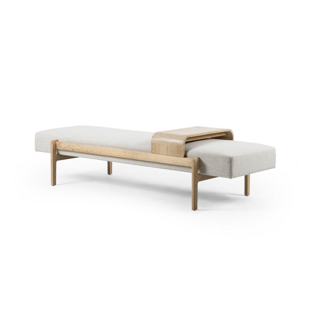 Fawkes Bench in Savory Parchment: 2nd Product View