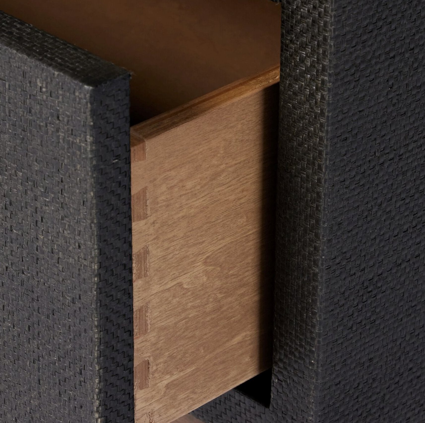 Fiona Nightstand: Up-Close Drawer View