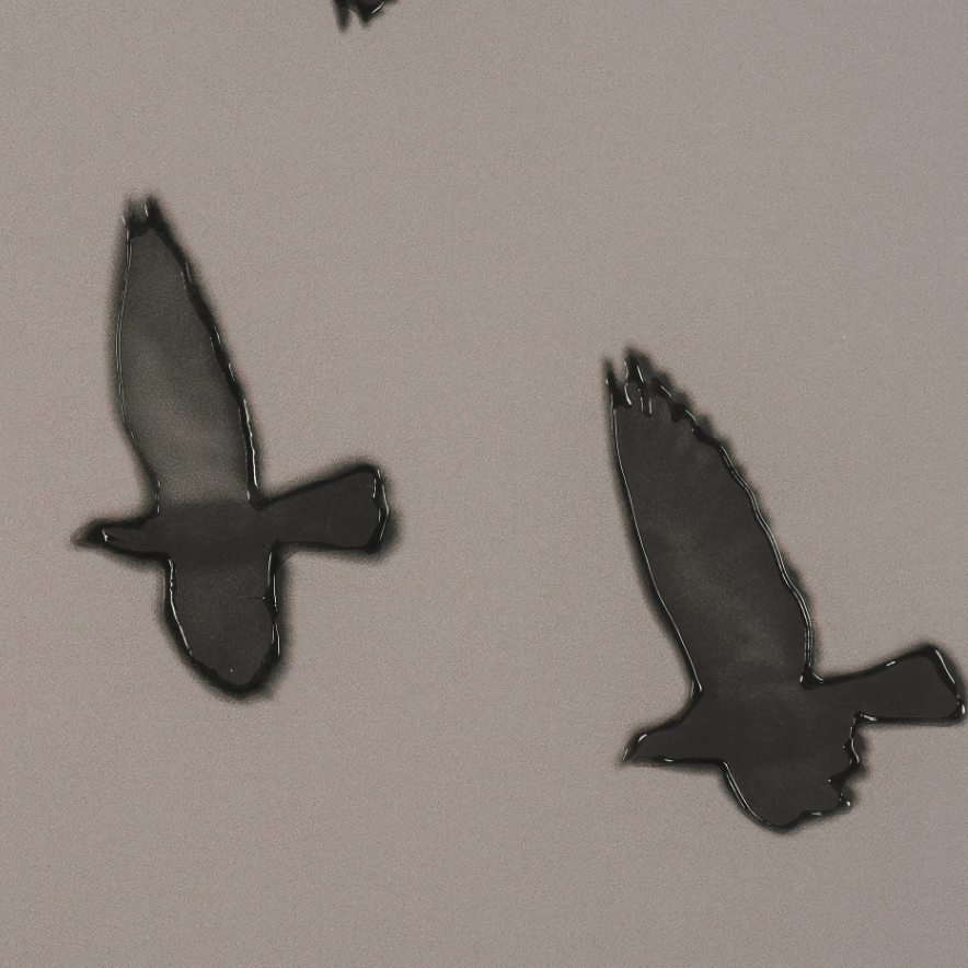Flock I Wall Art: Up-Close Print View