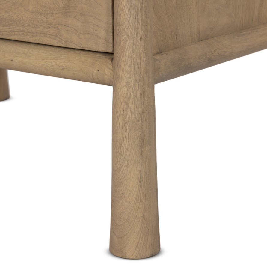 Freddie Nightstand-Caramel Mango: Product Leg View