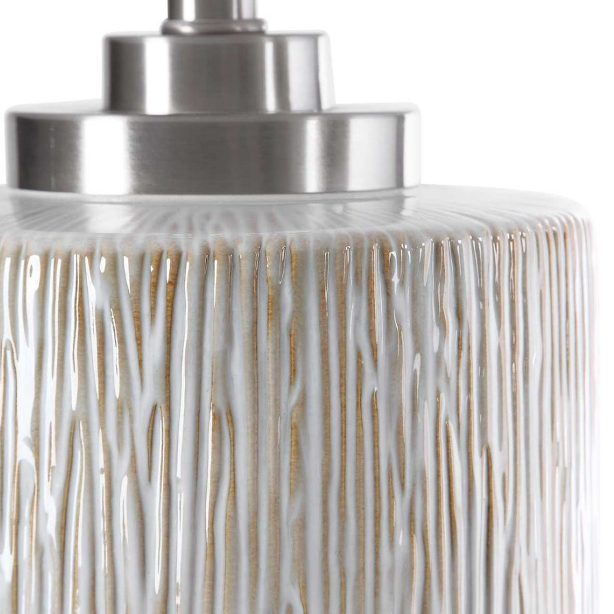 Georgios Table Lamp: Ceramic Textured Base View