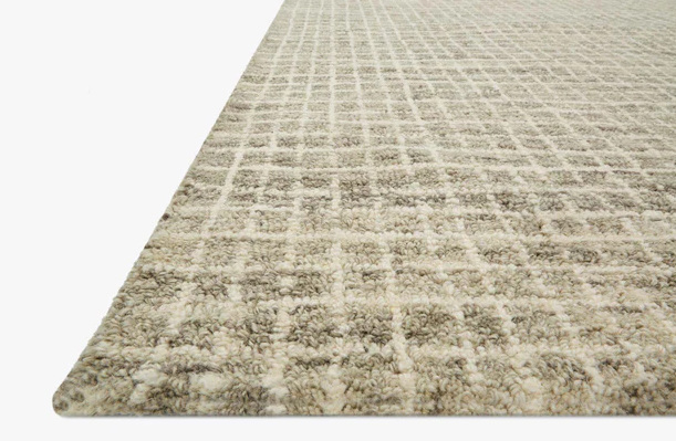 Giana Rug in Granite: Product Pile Height View