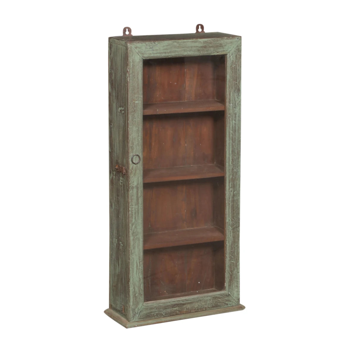 Painted Cabinet with Glass-Style D: Product View