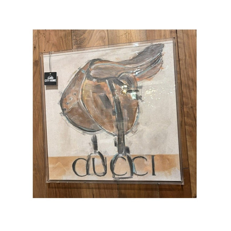 Acrylic Wall Art-Style Gucci: Available at City Home PDX Outlet