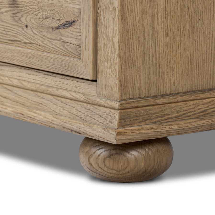 Amber Lewis X Four Hands Geoffrey Wide Dresser: Bun Feet Product View