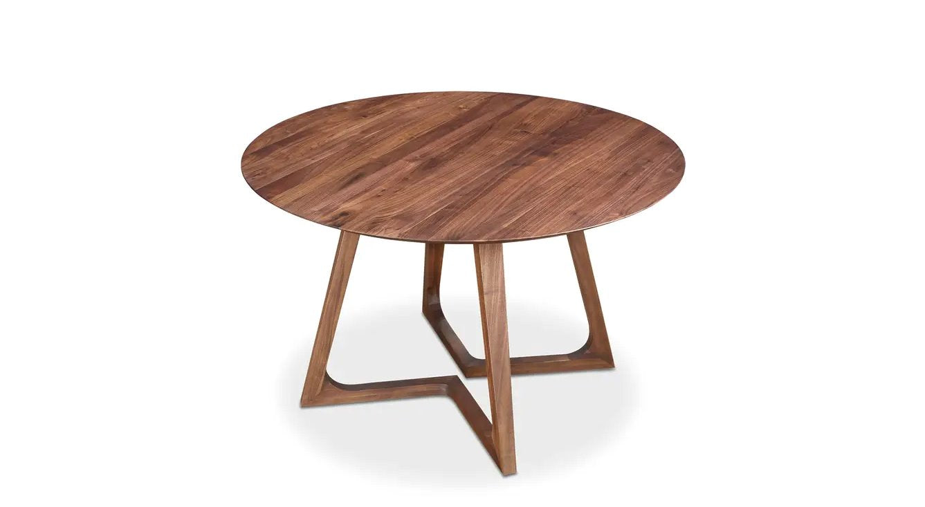 Godenza Round Dining Table: Tabletop View
