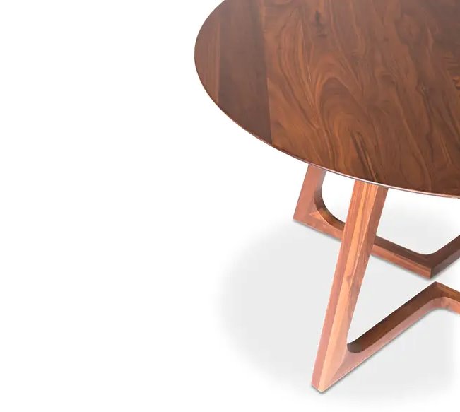 Godenza Round Dining Table: Product Top View