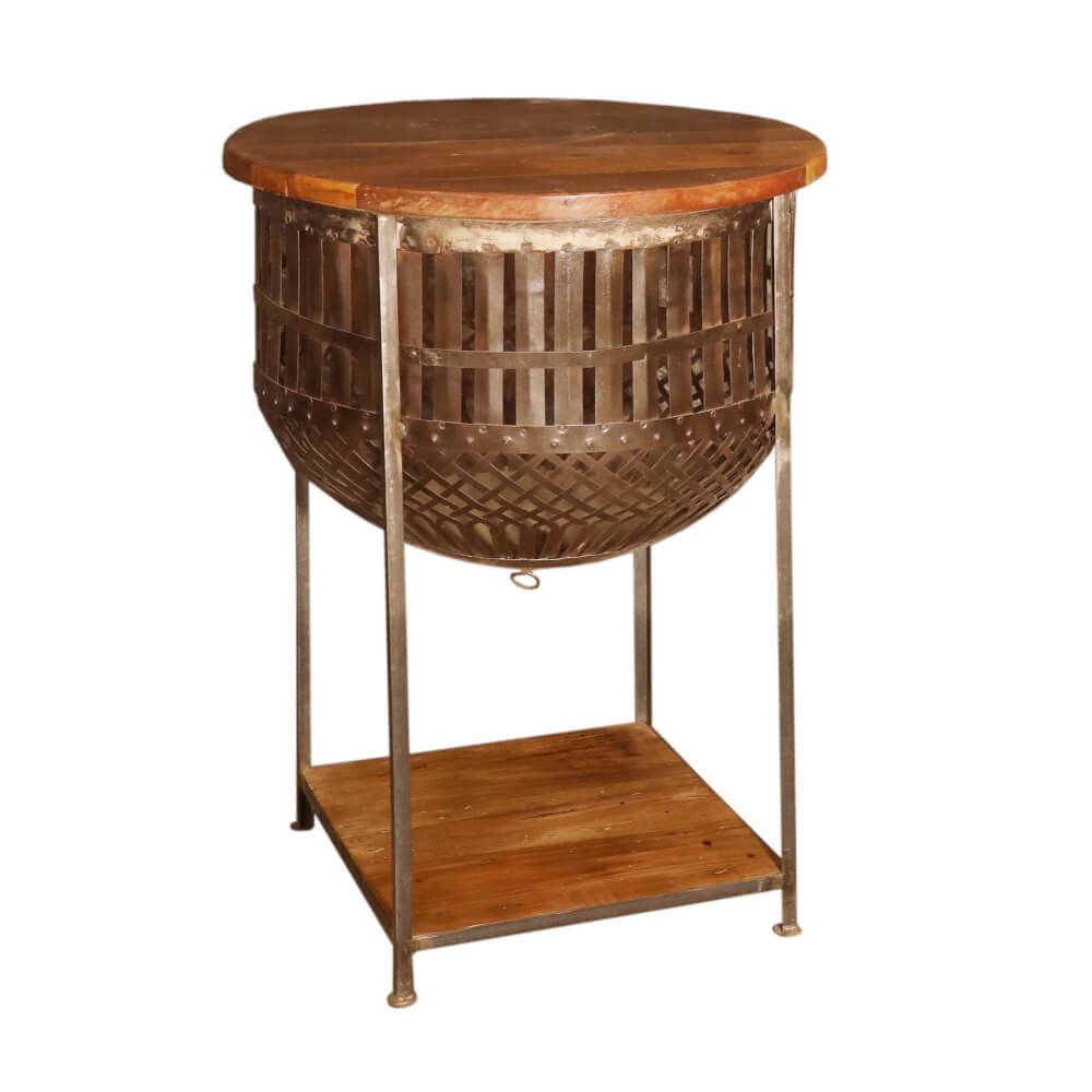 Handcrafted Iron Table: Available at City Home PDX