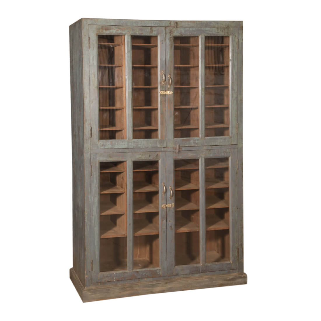 Wooden Cabinet with Glass-Style Four: Available at City Home PDX