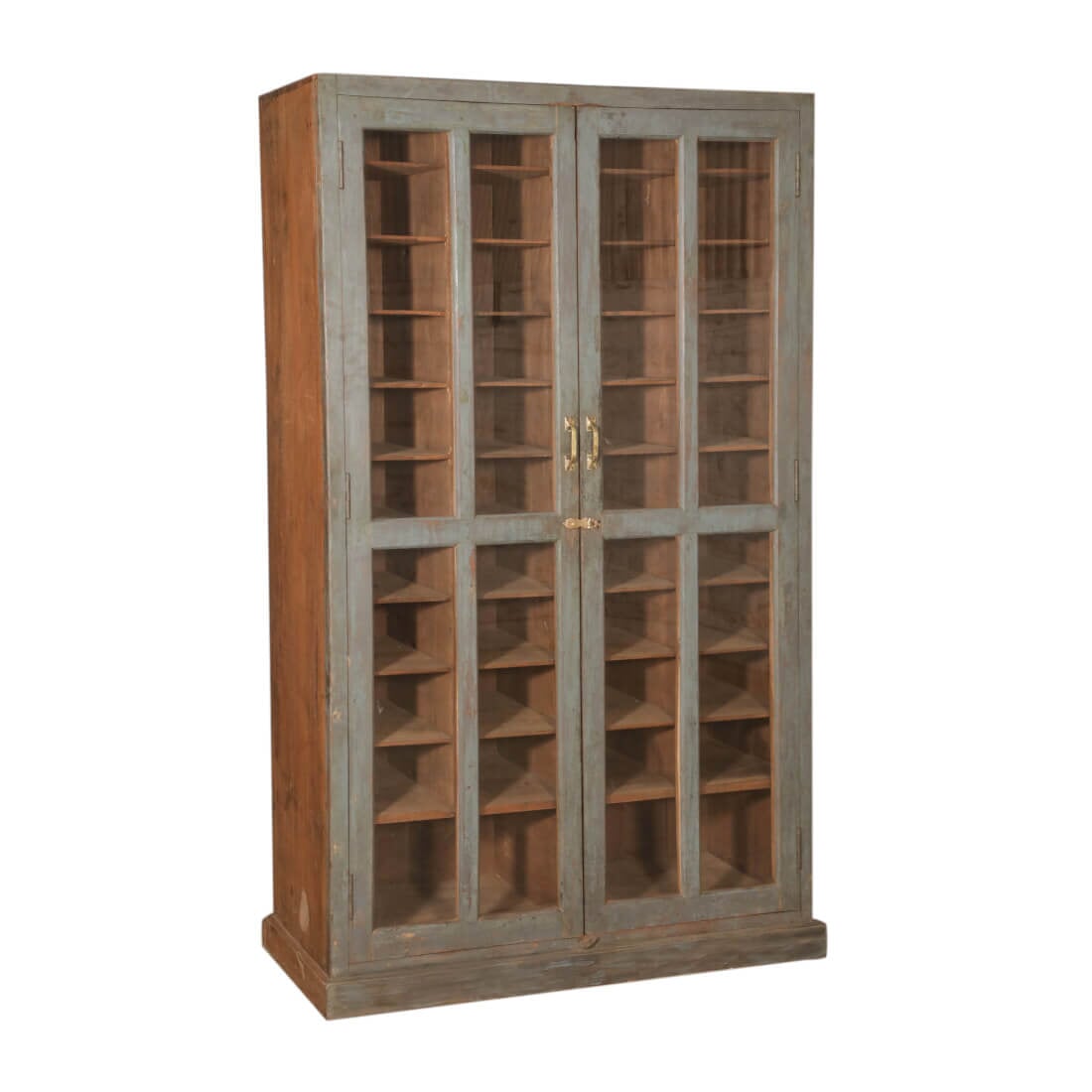 Wooden Cabinet with Glass-Style Three: Available at City Home PDX