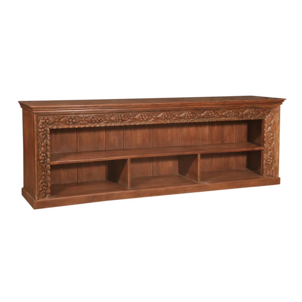 Handmade Wooden Side Book Rack-Style Two: Product View