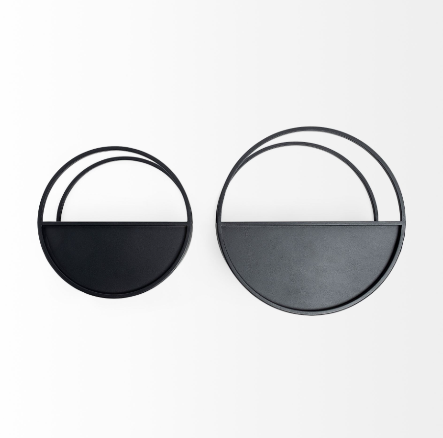 Hank Set of 2 Metal Wall Planters: Available at City Home PDX