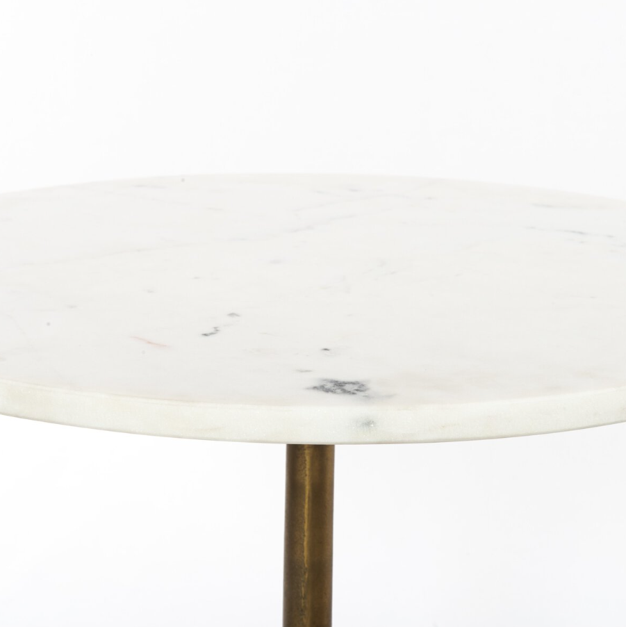 Helen End Table: Up-Close Tabletop View