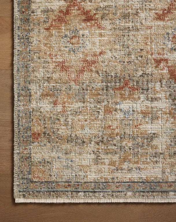 Heritage Rug in Grey/Sunset: Pattern View