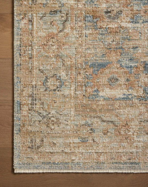Heritage Rug in Ocean/Sand: Pattern View