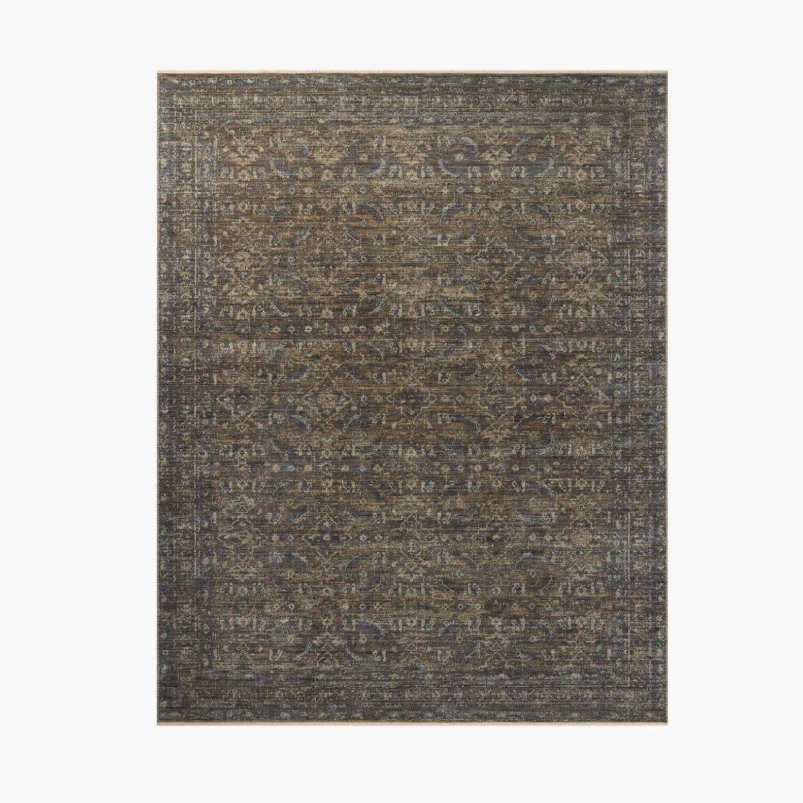 Heritage Rug in Lagoon/Tobacco: Available at City Home PDX