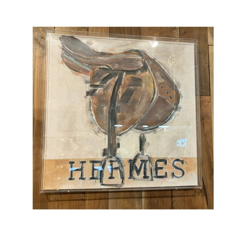 Acrylic Wall Art-Style Hermes: Available at City Home PDX