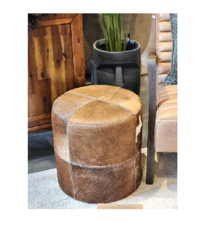 Hide Ottoman: Available at City Home PDX