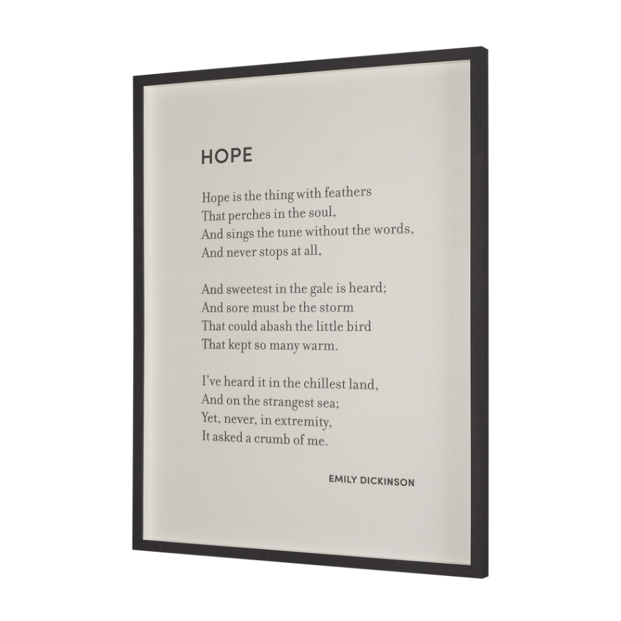 Hope Framed Art Print: Product View