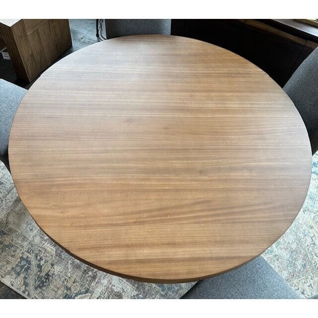 60" Hudson Round Dining Table: Tabletop View