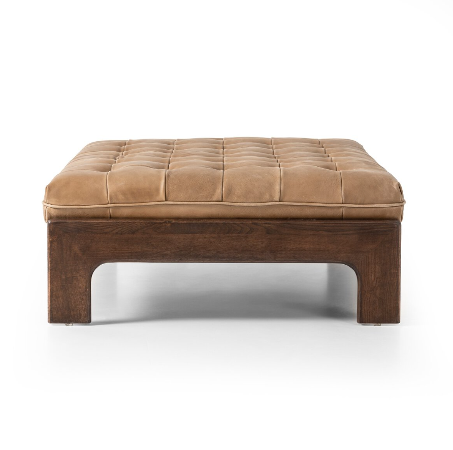 Halston Cocktail Ottoman-Palermo Drift: Product Side View