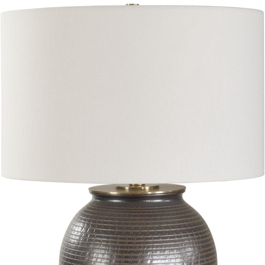 Hawkins Table Lamp: Hardback Linen Shade Product View