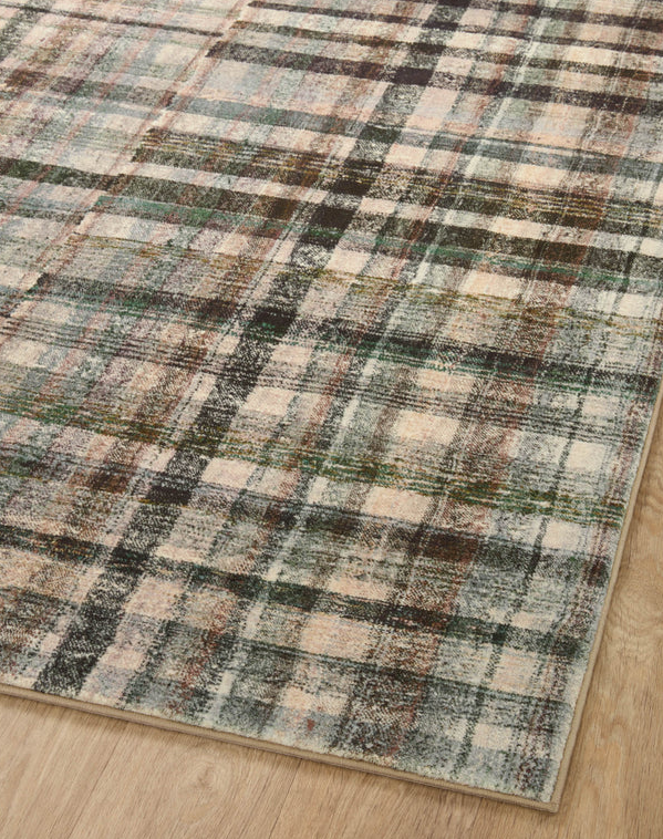 Chris Loves Julia X Loloi Humphrey Rug in Forest/Multi: Product Corner View