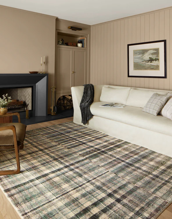 Chris Loves Julia X Loloi Humphrey Rug in Forest/Multi: Product Style View