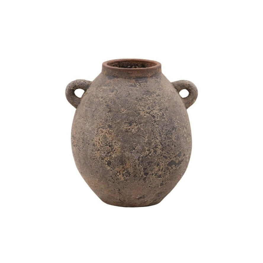 Indigo Terracotta Vase: Available at City Home PDX